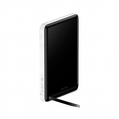 Baseus Magnetic Bracket Wireless Fast Charge Power Bank 10000mAh 20W White (With Baseus Xiaobai series fast charging Cable Type-C to Type-C 60W(20V/3A) 50cm White) Overseas Edition 13