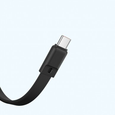 Baseus Magnetic Mini MagSafe 10000mAh 30W powerbankbuilt-in USB-C Kabelis - Juodas + Baseus Simple Series USB-C - USB-C 60W 0.3m Kabelis 11
