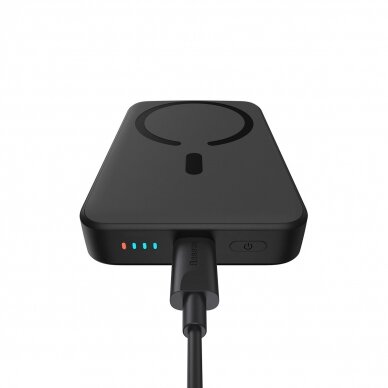 Baseus Magnetic Mini Power Bank with MagSafe 15W / PD QC 20W 10000mAh Black (Overseas Edition) + Xiaobai Series Cable USB-C - USB-C 60W 3A 0.5m Black 7 Baseus Magnetic Mini Power Bank with MagSafe 15W / PD QC 20W 10000mAh Black (Overseas Edition) + Xiaobai Series Cable USB-C - USB-C 60W 3A 0.5m Black 7