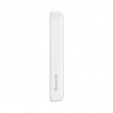Baseus Magnetic Mini Power Bank with MagSafe 15W / PD Quick Charge QC 20W 10000mAh White (Overseas Edition) + Xiaobai Series USB-C Cable - USB-C 60W 3A 0.5m White 6 Baseus Magnetic Mini Power Bank with MagSafe 15W / PD Quick Charge QC 20W 10000mAh White (Overseas Edition) + Xiaobai Series USB-C Cable - USB-C 60W 3A 0.5m White 6