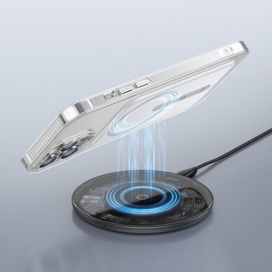 iPhone 13 Pro Baseus Magnetic Phone Case skaidrus (6.1" 2021) 9