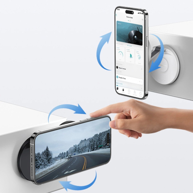 Baseus MagPro sulankstomas magnetinis telefono laikiklis – juodas 13