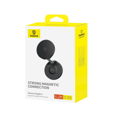 Baseus MagPro sulankstomas magnetinis telefono laikiklis – juodas 4 Baseus MagPro sulankstomas magnetinis telefono laikiklis – juodas 4