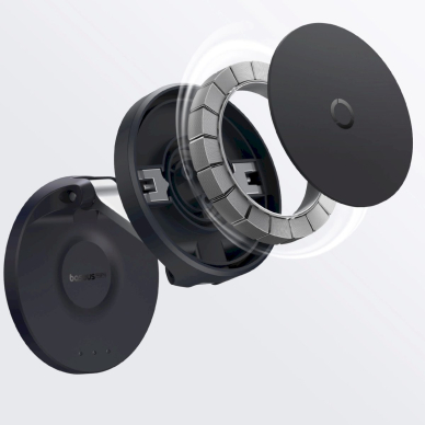 Baseus MagPro sulankstomas magnetinis telefono laikiklis – juodas 7 Baseus MagPro sulankstomas magnetinis telefono laikiklis – juodas 7