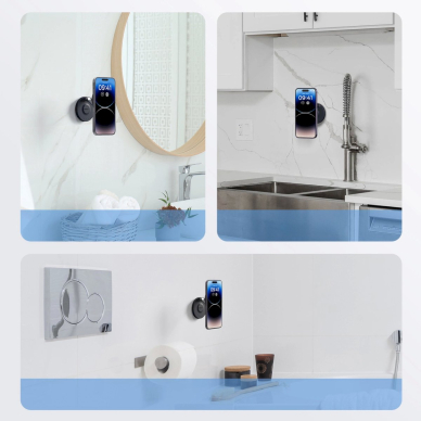 Baseus MagPro sulankstomas magnetinis telefono laikiklis – juodas 9