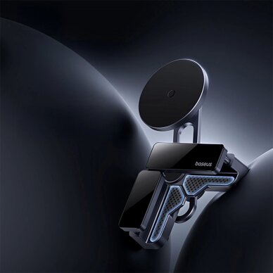 Automobilinis laikiklis Baseus MaxView Magnetic Car Display Mount – pilkas 15 Automobilinis laikiklis Baseus MaxView Magnetic Car Display Mount – pilkas 15