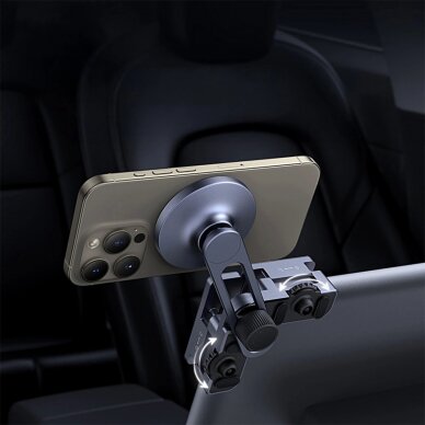 Automobilinis laikiklis Baseus MaxView Magnetic Car Display Mount – pilkas 12 Automobilinis laikiklis Baseus MaxView Magnetic Car Display Mount – pilkas 12