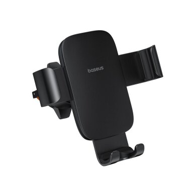 Automobilinis telefono laikiklis Baseus Metal Age 3 Gravity ventiliacijos angai – juodas 1