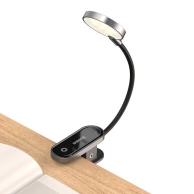 LED lempa Baseus mini su segtuku – pilka (DGRAD-0G) 1 LED lempa Baseus mini su segtuku – pilka (DGRAD-0G) 1