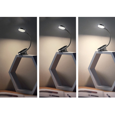 Baseus mini LED Skaitymo Lempa Su Spaustuku Pilka (DGRAD-0G) 19 Baseus mini LED Skaitymo Lempa Su Spaustuku Pilka (DGRAD-0G) 19