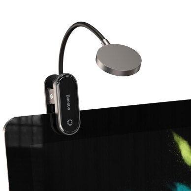 Baseus mini LED Skaitymo Lempa Su Spaustuku Pilka (DGRAD-0G) 3
