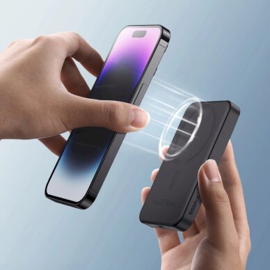 Išorinė baterija Baseus mini Power Bank 5000 mAh 20 W + USB-C kabelis (20 V/3 A) – juoda 9