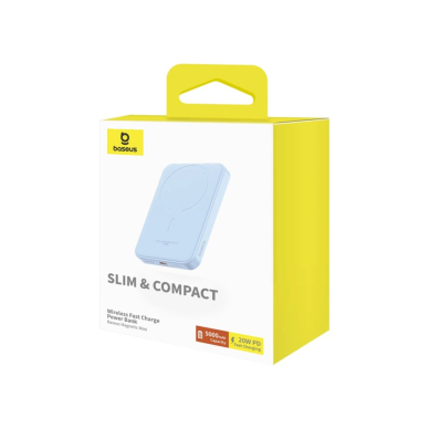 Baseus mini power bank 5000mAh 20W + USB-C Kabelis (20V/3A) - blue 3