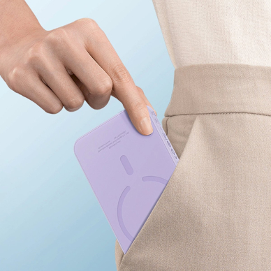 Baseus mini power bank 5000mAh 20W + USB-C Kabelis (20V/3A) - violetinis 14 Baseus mini power bank 5000mAh 20W + USB-C Kabelis (20V/3A) - violetinis 14