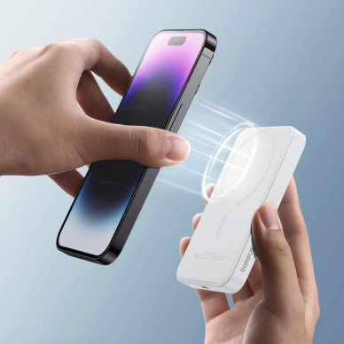 Baseus mini Power Bank 5000mAh 20W + USB-C kabelis (20V/3A) – baltas 8