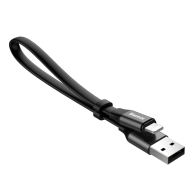 Kabelis Baseus Nimble Usb / Lightning 2A 0,23M Juodas 2 Kabelis Baseus Nimble Usb / Lightning 2A 0,23M Juodas 2