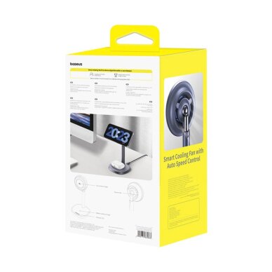 Belaidis įkroviklis Baseus Orbit 2 Pro MagSafe Qi2 20 W 2-in-1 su aušinimu – pilkas 11 Belaidis įkroviklis Baseus Orbit 2 Pro MagSafe Qi2 20 W 2-in-1 su aušinimu – pilkas 11