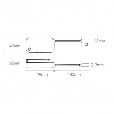 Baseus PadJoy 6-Port Type-C HUB Adapter Dark Pilkas 12 Baseus PadJoy 6-Port Type-C HUB Adapter Dark Pilkas 12