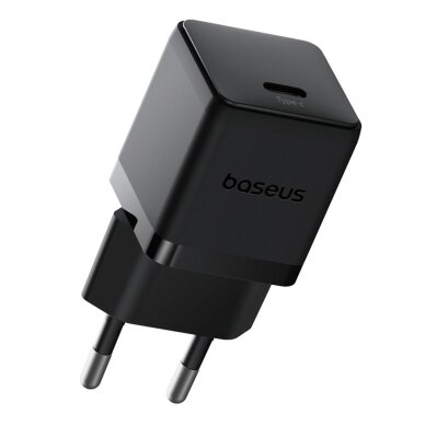 Sieninis įkroviklis Baseus Palm 20 W USB-C – juodas 2 Sieninis įkroviklis Baseus Palm 20 W USB-C – juodas 2