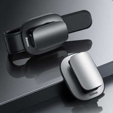 Baseus Platinum Vehicle Eyewear Clip Clamping Type Sidabrinis (Acyjn-B0S) 9 Baseus Platinum Vehicle Eyewear Clip Clamping Type Sidabrinis (Acyjn-B0S) 9
