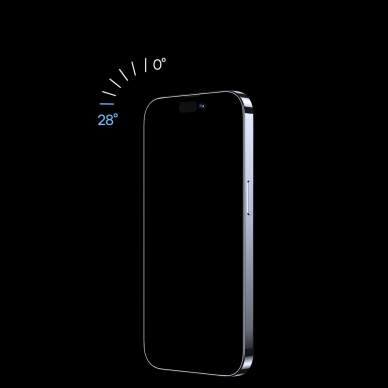 Ekrano apsauga Baseus Privacy Tempered Glass 0.4mm Privacy Filter Anti Spy + Mounting Kit fiPhone 14 Pro 16 Ekrano apsauga Baseus Privacy Tempered Glass 0.4mm Privacy Filter Anti Spy + Mounting Kit fiPhone 14 Pro 16