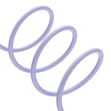 Krovimo kabelis Baseus Pudding 100 W USB-A – USB-C 2 m – violetinis 5