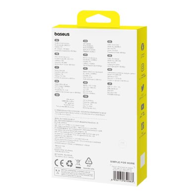 Krovimo kabelis Baseus Pudding 100 W USB-C – USB-C 2 m – violetinis 9