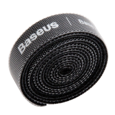 Baseus Rainbow Circle hook and loop Straps - Velcro tape velcro cable organizer 1m black (ACMGT-E01) 2 Baseus Rainbow Circle hook and loop Straps - Velcro tape velcro cable organizer 1m black (ACMGT-E01) 2
