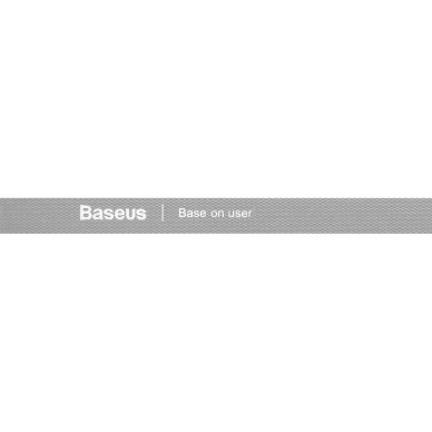 Baseus Rainbow Circle Velcro Straps To Organizing Cables 3M Gray (Acmgt-F0G)  3 Baseus Rainbow Circle Velcro Straps To Organizing Cables 3M Gray (Acmgt-F0G)  3