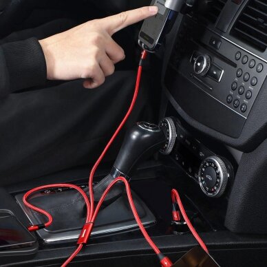 Krovimo kabelis Baseus Rapid Series 3in1 USB-C – USB-C / Lightning / micro USB 20 W PD 1.5 m – žalias 15 Krovimo kabelis Baseus Rapid Series 3in1 USB-C – USB-C / Lightning / micro USB 20 W PD 1.5 m – žalias 15