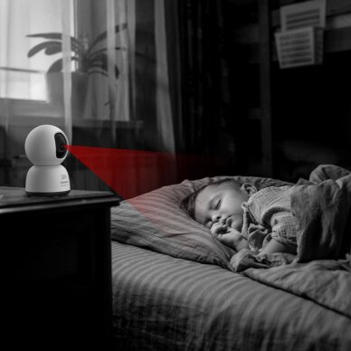 Vidaus kamera Baseus Security P1 Lite 2K (EU versija) – balta 10 Vidaus kamera Baseus Security P1 Lite 2K (EU versija) – balta 10