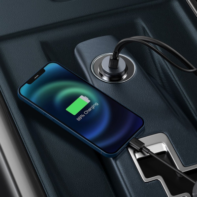 Automobilinis Įkroviklis Baseus Share Together 2x USB / 2x USB Type C 120W PPS Quick Charge Power Delivery Pilkas (CCBT-A0G) 10 Automobilinis Įkroviklis Baseus Share Together 2x USB / 2x USB Type C 120W PPS Quick Charge Power Delivery Pilkas (CCBT-A0G) 10