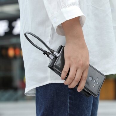 Kabelis Baseus Simple Hw Quick Charge Charging Data Cable Usb skirta Type-C 5A 40W 23Cm pilkas 6 Kabelis Baseus Simple Hw Quick Charge Charging Data Cable Usb skirta Type-C 5A 40W 23Cm pilkas 6