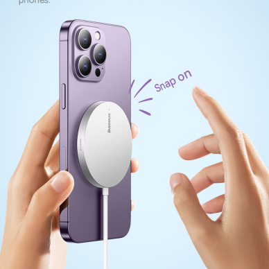 Baseus Simple Mini3 induction charger MagSafe 15W black 11 Baseus Simple Mini3 induction charger MagSafe 15W black 11