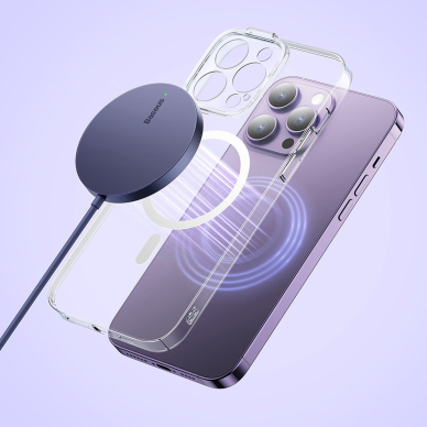 Baseus Simple Mini3 magnetic charger MagSafe Qi 15W blue 18 Baseus Simple Mini3 magnetic charger MagSafe Qi 15W blue 18