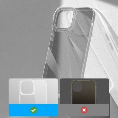 Dėklas Baseus Simple Series iPhone 13 Pro Juodas (ARAJ000401) 12