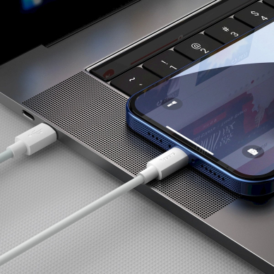 Baseus Simple Wisdom Lightning / USB-C kabelis 20W 1.5 m, 2 vnt. – baltas 11