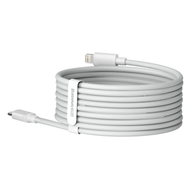 Baseus Simple Wisdom Lightning / USB-C kabelis 20W 1.5 m, 2 vnt. – baltas 4