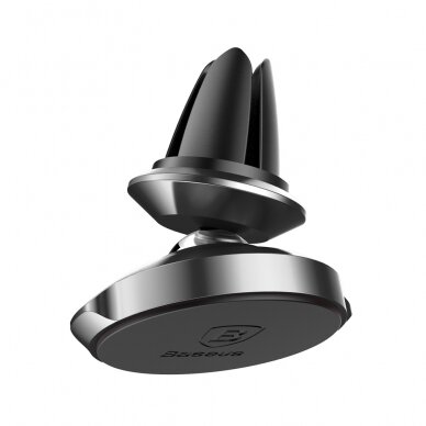 Telefono laikiklis Baseus Small Ears Series Air Vent Magnetic Juodas (SUER-A01) 3