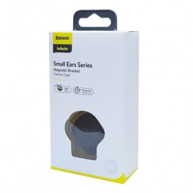 Telefono laikiklis Baseus Small Ears Series Universal Magnetic Juodas (SUER-B01) 4