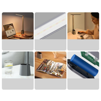 Baseus Smart Eye Pakraunama Sulankstoma Skaitymo Lempa LED Statoma Ant Stalo (Smart Light) Pilka (DGZG-0G) 16 Baseus Smart Eye Pakraunama Sulankstoma Skaitymo Lempa LED Statoma Ant Stalo (Smart Light) Pilka (DGZG-0G) 16