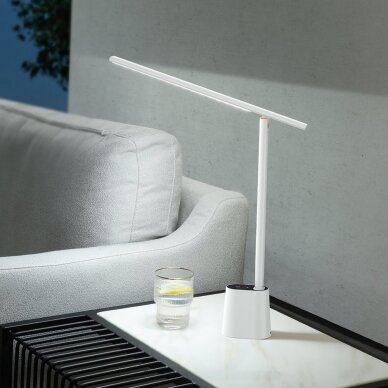 Baseus Smart Eye Pakraunama Sulankstoma Skaitymo Lempa LED Statoma Ant Stalo (Smart Light) Balta (DGZG-02) 11
