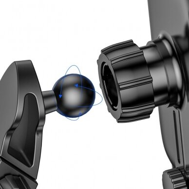 Automobilinis Telefono Laikiklis Tvirtinamas Į Groteles Baseus Smart Vehicle Bracket Wireless Qi Charger 15W Juodas 4 Automobilinis Telefono Laikiklis Tvirtinamas Į Groteles Baseus Smart Vehicle Bracket Wireless Qi Charger 15W Juodas 4