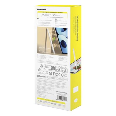 iPad rašiklis Baseus Smooth Writing 3 aktyvus belaidis – baltas 4