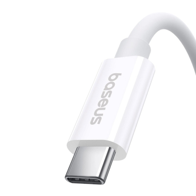 Baseus Superior 2 CB000066 USB-C / USB-C USB4 kabelis 240W 1.8 m – baltas 5