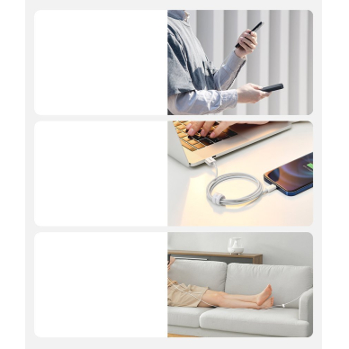 Baseus Superior Cable USB - Lightning 2,4A 1,5 m White (CALYS-B02) 15 Baseus Superior Cable USB - Lightning 2,4A 1,5 m White (CALYS-B02) 15