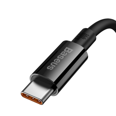 Baseus Superior Series USB-A / USB-C 100W 1.5 m kabelis – juodas 3