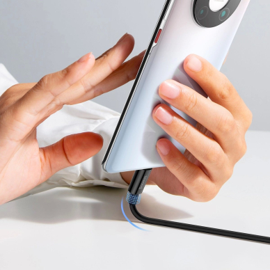 Baseus Superior Series USB-A / USB-C 100W 1.5 m kabelis – juodas 9