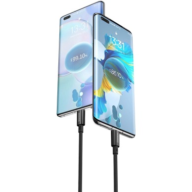 Baseus Superior Series USB-A / USB-C 100W 1 m kabelis – juodas 1