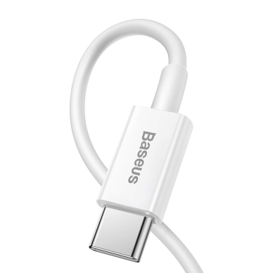 Baseus Superior Series USB-C / Lightning PD 20W 2 m kabelis – baltas 2 Baseus Superior Series USB-C / Lightning PD 20W 2 m kabelis – baltas 2